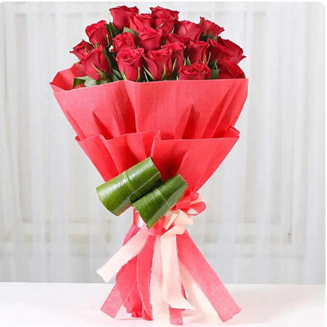 Screenshot_20250919-003203_Chrome Romantic 20 Red Roses Bouquet - Image 1