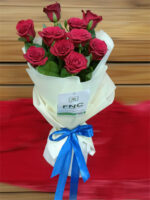 10 Red Roses Bouqet - Image 3