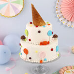 Designer 2 Tier Truffle Cake 2kg