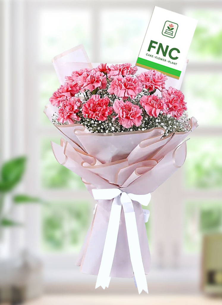 exotic-carnation exotic 15 pc carnation Bouquet - Image 1