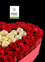 Express Love Heart Shape Rose - Image 3