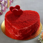 Pure Love Heart Shape Red Velvet