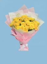 26 Yellow Rose Bouquet - Image 2